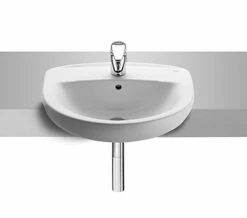 Roca Laura 510 Wide Semi Recessed White Basin