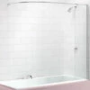 Merlyn Ionic Curtain Rail Bath Screen 300 X 1550mm - MB5