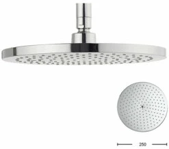 Crosswater Central Brass Round Chrome Shower Head -Duravit Sales Shop M 2015 1 24 12 52 33 85