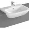 VitrA S20 550 X 440mm White Semi-Recessed Basin