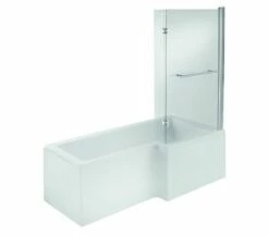 Trojan Elite L Shaped 1675 X 700-850mm Encapsulated Baseboard Shower Bath -Duravit Sales Shop M 2015 2 18 7 7 55 855