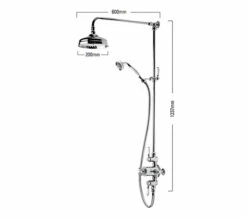 Roper Rhodes Henley Dual Function Exposed Chrome Shower System - SVSET50 -Duravit Sales Shop M 2015 3 18 13 43 28 548
