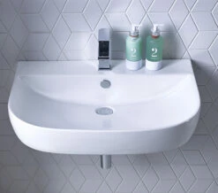 Roper Rhodes Zest Single Tap Hole Wall Mounted Or Countertop Basin White