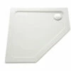 Mira Flight Low Pentagon White Shower Tray 900 X 900mm - 1.1697.016.WH