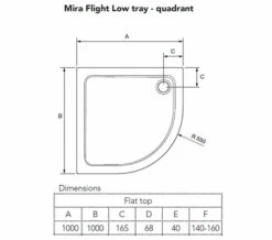 Mira Flight Low Quadrant Shower Tray White With Waste 8 Mira Flight Low Quadrant Shower Tray White With Waste -Duravit Sales Shop M 2015 3 30 8 51 21 69.1697.041.WH 2 mn