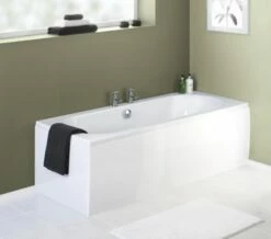 Nuie White Acrylic Bath Front Panel