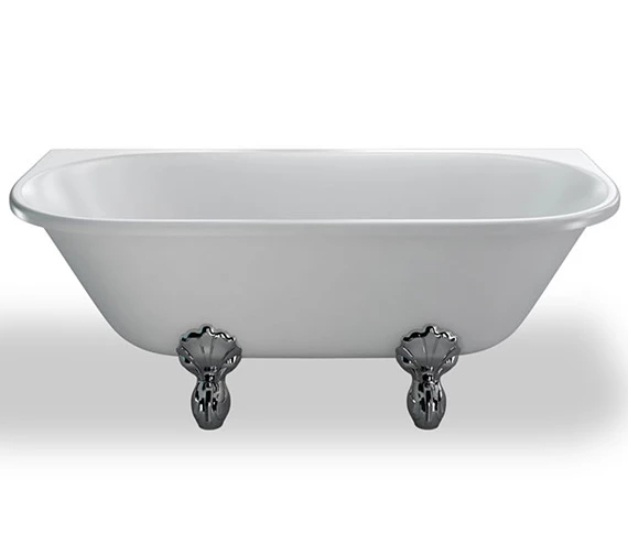 Burlington Avantgarde 1700 X 750mm White Back-To-Wall Bath 2 Burlington Avantgarde 1700 X 750mm White Back-To-Wall Bath - Image 2