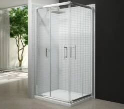 Merlyn 6 Series Corner Door With MStone Tray 900 X 900mm - MS65221