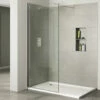 April Prestige Frame-less 2000mm High Wetroom Glass Panel