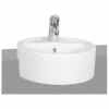 VitrA Matrix 450mm Semi Recessed White Basin 1 Tap Hole