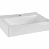 Nuie 460 X 320mm White Rectangular Vessel Countertop Basin