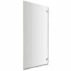 Nuie Ella 780 X 1400mm Square Single Panel Hinged Bath Screen