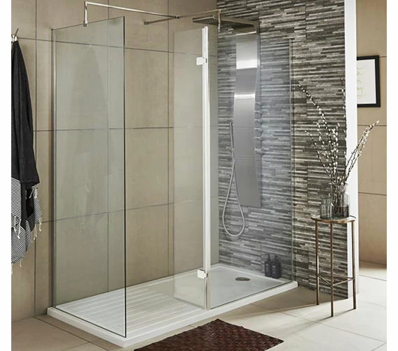 Nuie Wetroom Walk-In Shower Panel With Support Bar 9 Nuie Wetroom Walk-In Shower Panel With Support Bar - Image 9