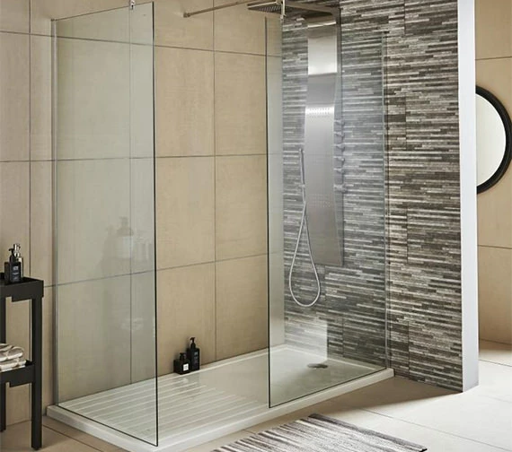 Nuie Wetroom Walk-In Shower Panel With Support Bar 7 Nuie Wetroom Walk-In Shower Panel With Support Bar - Image 7