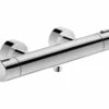 Duravit C.1 Chrome Exposed Thermostatic Bar Shower Mixer Valve