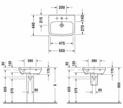 Duravit DuraStyle 1 Taphole Washbasin With Overflow -Duravit Sales Shop M 2017 10 27 10 54 55 919