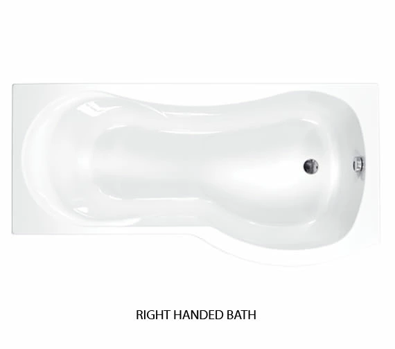 Carron Arc 5mm Acrylic White Shower Bath 1700 X 700-850mm 6 Carron Arc 5mm Acrylic White Shower Bath 1700 X 700-850mm - Image 6
