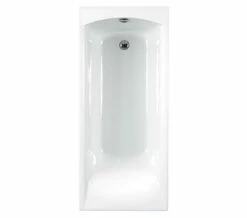 Carron Delta White Acrylic Single Ended Strong Bath - 5mm - 1675 X 700mm