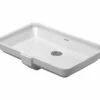 Duravit 2nd Floor 555 X 380mm No Tap Hole Undercounter Vanity Basin