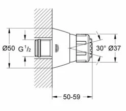 Grohe Relexa Plus 2 Spray Chrome Side Shower -Duravit Sales Shop M 2017 2 4 6 50 48 189