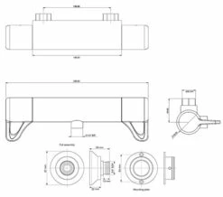 Triton Elina Chrome Bar Mixer Exposed Thermostatic Shower Valve - ELITHBMINC3BOT 3 Triton Elina Chrome Bar Mixer Exposed Thermostatic Shower Valve - ELITHBMINC3BOT -Duravit Sales Shop M 2017 4 17 15 5 36 342