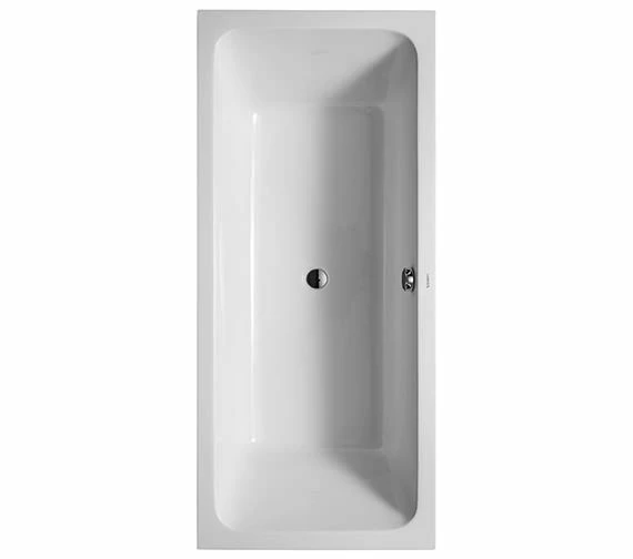 Duravit D-Code 1800 X 800mm Built-In Bathtub With Support Feet - Central Outlet 2 Duravit D-Code 1800 X 800mm Built-In Bathtub With Support Feet - Central Outlet - Image 2