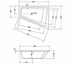 Duravit Paiova Right-Left Built-In Bath With 1 Backrest Slope 19 Duravit Paiova Right-Left Built-In Bath With 1 Backrest Slope -Duravit Sales Shop M 2018 1 2 11 7 55 720