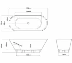 Clearwater Sontuoso Clearstone Freestanding Bath 1690 X 700mm -Duravit Sales Shop M 2018 1 9 9 44 21 687