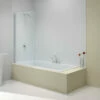 Merlyn Ionic 6mm Glass Fixed Square Bath Screen 800 X 1500mm