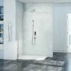 Merlyn 8 Series 8mm Glass Curved Wet Room Panel 2015mm Height