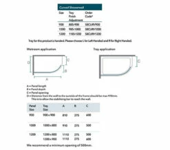 Merlyn 8 Series 8mm Glass Curved Wet Room Panel 2015mm Height -Duravit Sales Shop M 2018 10 18 10 32 50 157