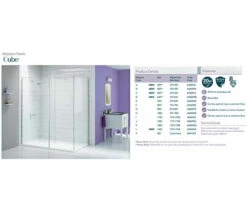 Merlyn Ionic Shower Wall Glass Panel - Available With Choice Of Many Combinations -Duravit Sales Shop M 2018 10 18 13 46 5 520