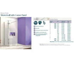 Merlyn Ionic Shower Wall Glass Panel - Available With Choice Of Many Combinations -Duravit Sales Shop M 2018 10 18 13 49 40 990