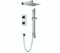 Bristan Cobalt Recessed Dual Control Chrome Shower Pack