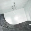 Merlyn Level25 Offset Quadrant 1200 X 900mm White Tray With Waste