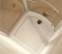 Kudos Concept Bowed Front Shower Tray White