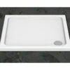 Kudos Kstone Acrylic Capped Square Shower Tray White