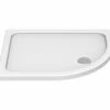 Kudos Kstone Offset Quadrant Shower Tray White