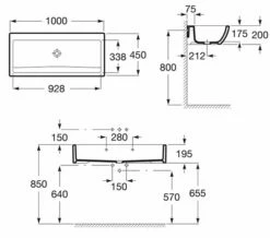 Roca Access Trough Wall-Hung Basin White -Duravit Sales Shop M 2018 2 12 10 53 48 624