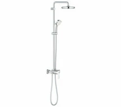 Grohe Tempesta Cosmopolitan 210 Chrome Shower System With Single Lever Mixer Valve