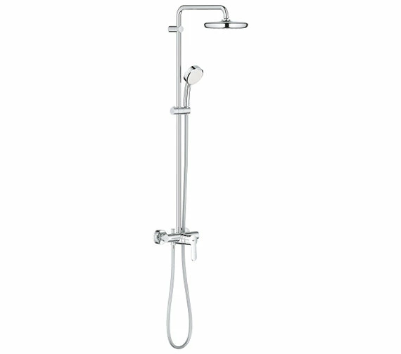 Grohe Tempesta Cosmopolitan 210 Chrome Shower System With Single Lever Mixer Valve 1 Grohe Tempesta Cosmopolitan 210 Chrome Shower System With Single Lever Mixer Valve
