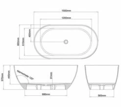 Clearwater Formoso Petite ClearStone Freestanding Bath 1500 X 800mm 6 Clearwater Formoso Petite ClearStone Freestanding Bath 1500 X 800mm -Duravit Sales Shop M 2018 2 26 7 5 59 181