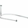 Hudson Reed U Shaped Shower Curtain Rail Chrome