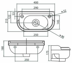 Silverdale Victorian 400 X 215mm Micro Basin -Duravit Sales Shop M 2018 5 10 11 49 29 664