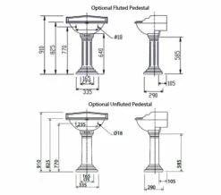 Silverdale Victorian 635 X 485mm White Basin -Duravit Sales Shop M 2018 5 11 8 7 21 6