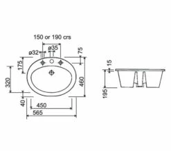 Silverdale Belgravia 565 X 460mm Coquet Inset Vanity Basin 6 Silverdale Belgravia 565 X 460mm Coquet Inset Vanity Basin -Duravit Sales Shop M 2018 5 8 12 27 49 478