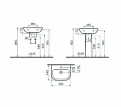 VitrA S20 500mm Wide 1 Tap Hole Basin -Duravit Sales Shop M 2018 6 27 13 39 5 903