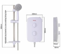 Redring Bright 7.5kW Multi Connection Electric Shower -Duravit Sales Shop M 2018 8 29 11 38 51 642
