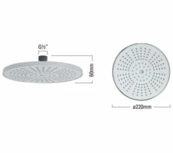 Roper Rhodes 220mm Round Shower Head Chrome -Duravit Sales Shop M 2018 8 6 6 34 18 698