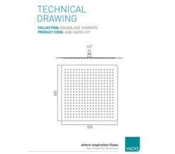 Vado Aquablade Single Function Square Slimline Shower Head -Duravit Sales Shop M 2018 9 12 7 55 46 962